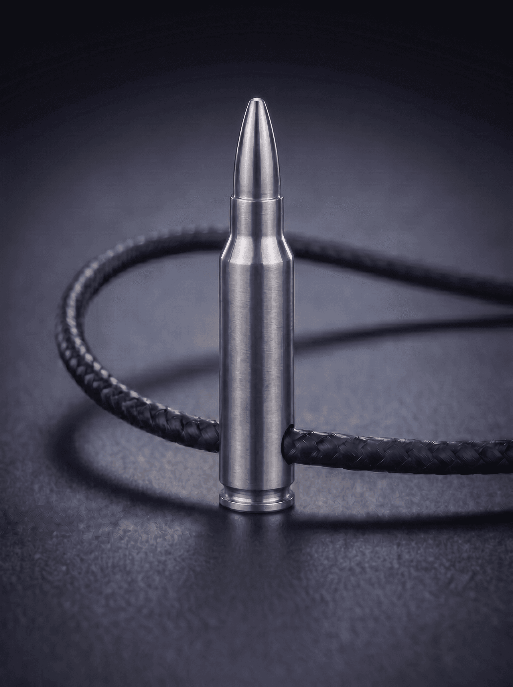 Rifle Cartridge in natural titanium — Wear Metal
